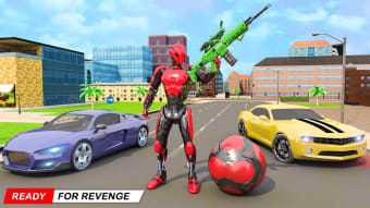 Soccer Robot Grand Super hero City Games 3D