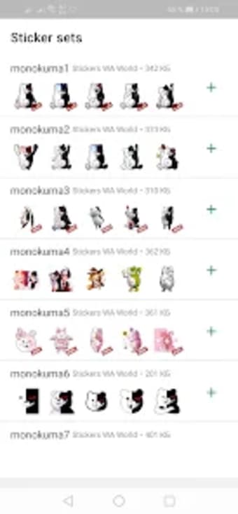 WASticker Monokuma Stickers