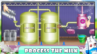 Dairy Farm Milk Factory: Cow Milking  Farming