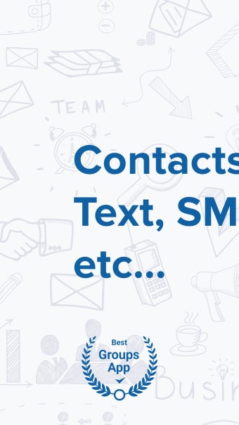 Contacts Groups - Email  text