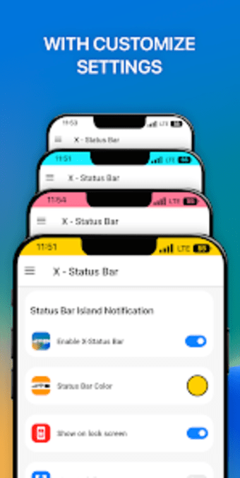 iCenter iOS 16: X - Status Bar