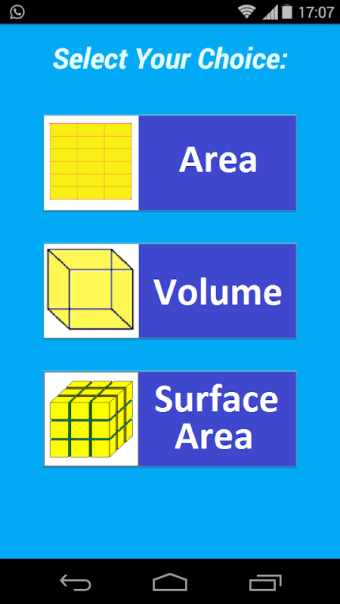 Area and Volume Calculator