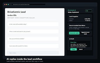 DriveCentric AI Sales Assistant for Google Chrome - Extension Download
