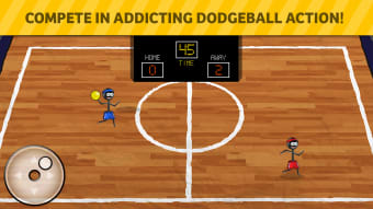 Stickman 1-on-1 Dodgeball