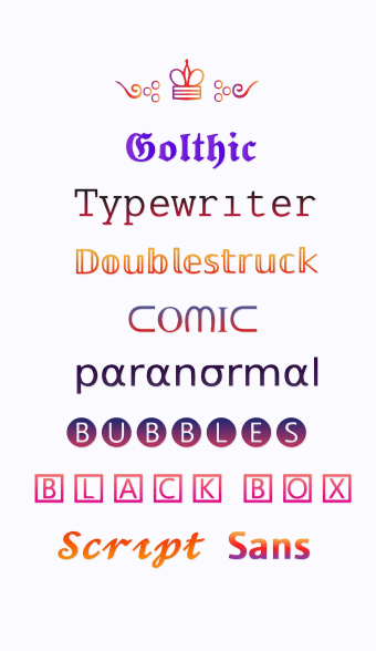 Fonts - fancy cool fonts  emoji