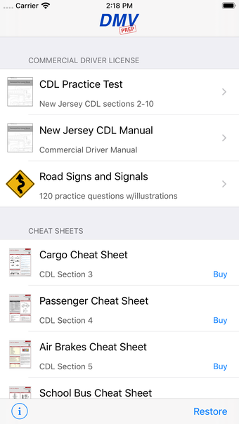 New Jersey CDL Test Prep