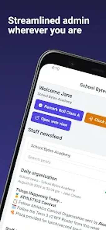 School Bytes for Staff