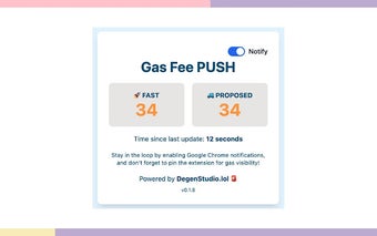 Gas Price Notification