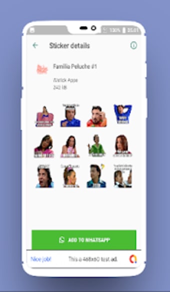 Stickers de la Familia Peluche Para WhatsApp