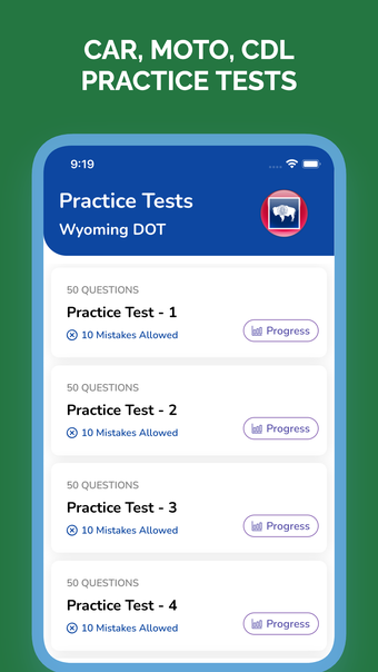 Wyoming WY DOT Permit Test