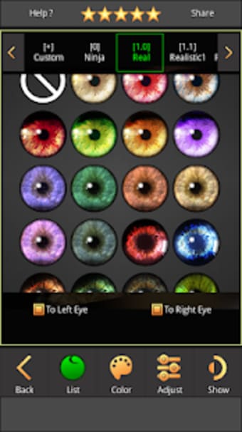 FoxEyes - Change Eye Color by Real Anime Style