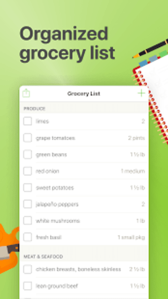 Mealime - Meal Planner Recipes  Grocery List