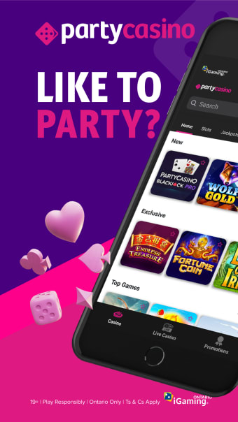 PartyCasino: Play Online Games