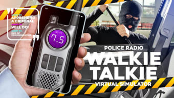 Police walkie talkie radio virtual simulator