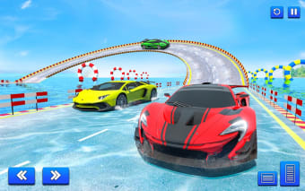 Water Surfing Car Stunt Games: Car Racing Games