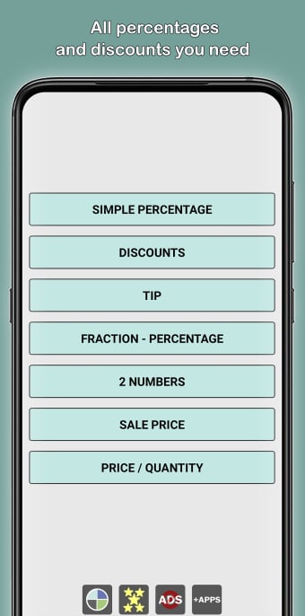 Percentage calculator discount