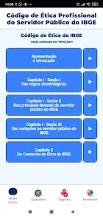 IBGE 2021 - Código de Ética em