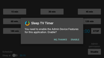 Sleep TV Timer