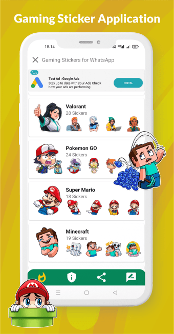 Gaming Stickers for WhatsApp