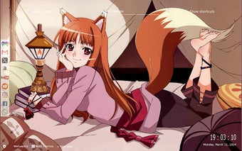 Holo (Spice & Wolf) Wallpapers New Tab by Gameograf