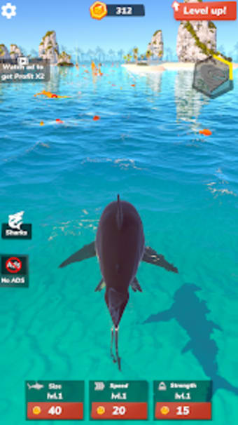 Idle Shark 2-Mega Tycoon Game