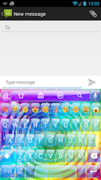 Emoji Keyboard Glass Ripple