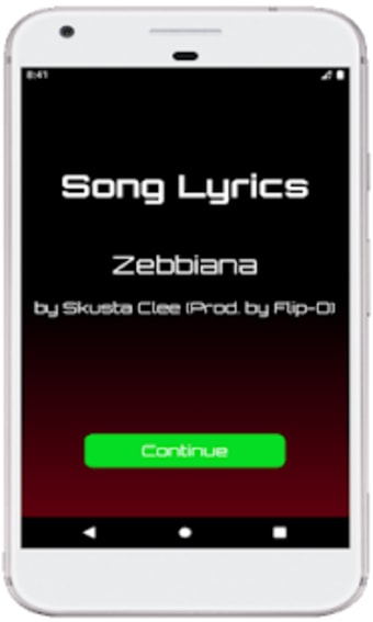 Song Lyrics: Zebbiana