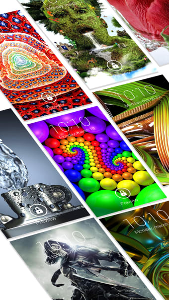 3D Wallpapers  Backgrounds - 3D lock screen Theme