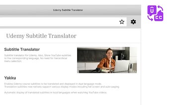 Udemy subtitles translator