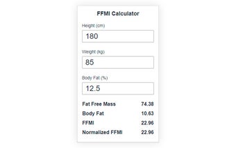 FFMI Calculator