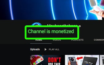 Is YT Channel Monetized?