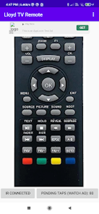 Lloyd Unofficial TV Remote