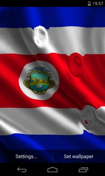 Flag of Costa-Rica Wallpapers