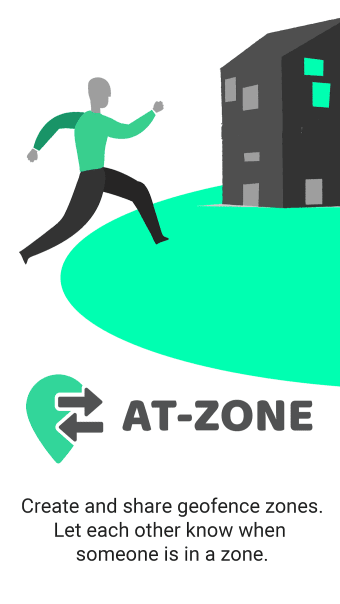 AT-ZONE. Geofence sharing