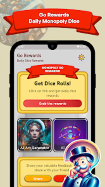 Go Rewards -Monopoly Dice 2024