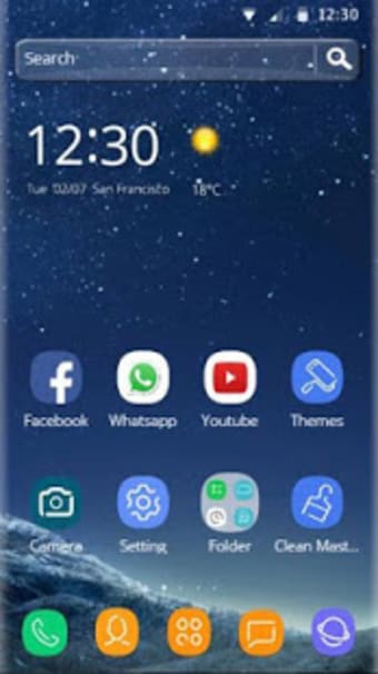 Night Theme for Galaxy S8