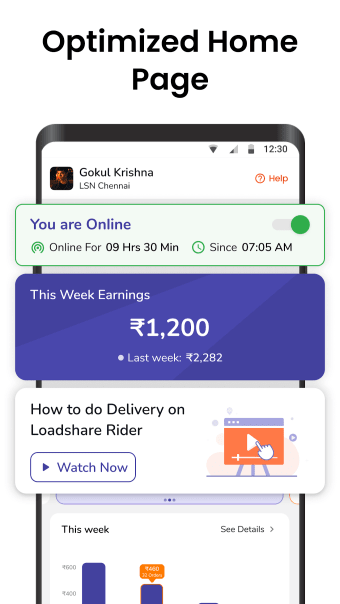 Loadshare Rider Deliver  Earn
