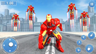 Flying Iron Hero Superhero War