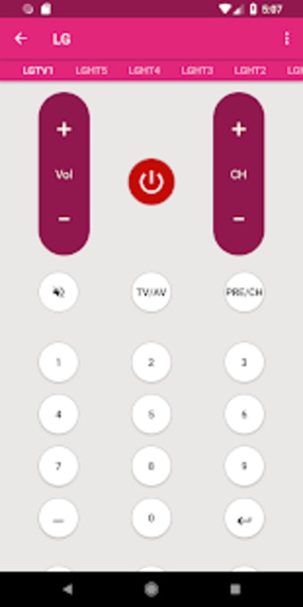 Universal Remote For LG