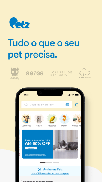 Petz: loja online para seu pet