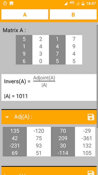 Matrix Calculator - Gaussian Elimination - Cramer