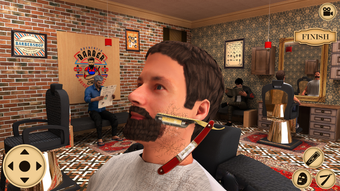 Barber Shop Hair Cut Salon 3D