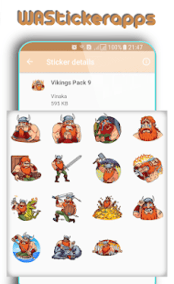 WAStickerApps: Vikings Stickers