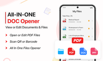 PDF Reader: Open PDF DOC PPT