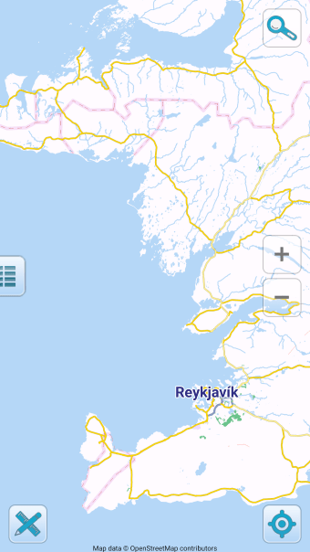 Map of Iceland offline