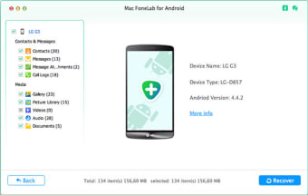 Fonelab Android Data Recovery for Mac