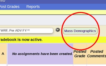 Genesis: Mass Demographics