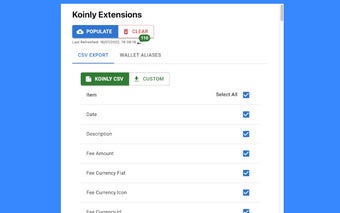 Koinly Extensions