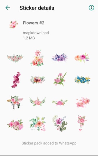 Stickers for Whatsapp WAStickerApps Flowers