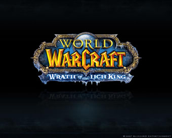 World of Warcraft Wrath of the Lich King Logo Wallpaper